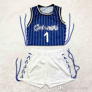 デザイナーレディーストラックスーツ2ピースセットバスケットボールスーツサマーデジタル印刷ベストとショーツ包帯衣装