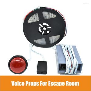 Sistemas de alarma Sala de escape Los accesorios del juego Sigue gritando iluminación LED Cinturón Desbloqueo de 12V Magenet Lock para salir Owneralarm