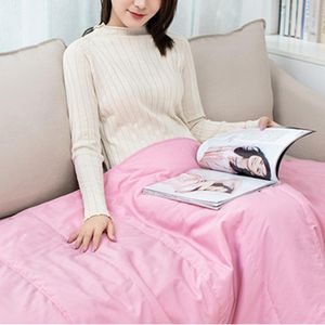 Blankets Warm Shawl Fever Quilt Plush Throw Electric Heating Intelligent Charge Coral Flannel Lap Blanket USB Power Supply HeatedBlankets