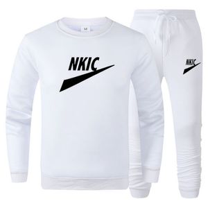 Tracksuit mężczyźni kobiety bluzie z kapturem i spodnie dresowe dwa elementy zestaw marki logo bluza jogging bawełniany strój sportowy strój studencki