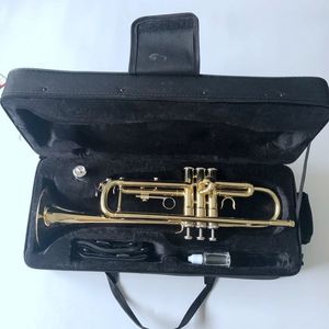 Japansk högkvalitativ trumpet Musikinstrument B Flat Gold Silver Plated Professional Trumpet med handväska