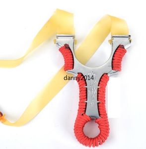 Nova Alloy Slingshot Ferramentas de tiro Top Quality Aço Inoxidável Caça Borracha Estilingues para Reminiscência e Entretenimento para Crianças Adultos Brinquedo