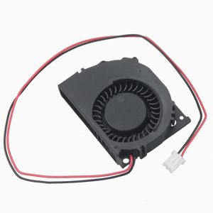 Fani Coolings Gdstime 5 sztuk 5010S DC 12V 50 mm x 40 mm 10 mm turbinowy bezszczotek chłodzący chłód chłód 5 cm 12 woltów 2Pin Dwie-wirefany