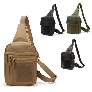 Utomhussport vandring Sling Bag Axel Pack Camouflage Tactical Chest Bag Assault Combat Versipack No11-124