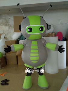 Costume della mascotte del robot Puntelli promozionali Costume della mascotte di taglia adulta del vestito operato dal partito di Halloween