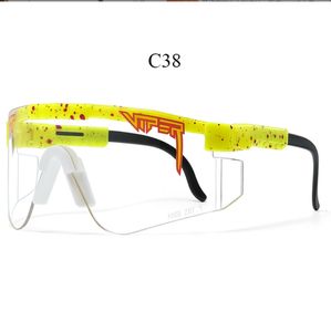 Wholesale cycling sunglasses resale online - New color Cycling sunglasses double wides yellow white pit Sun glasse double wide mirrored lens tr90 frame uv400 protection fast shp