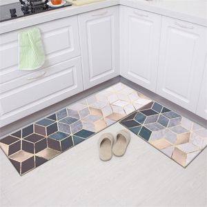 Kitchen Mat Antislip Bath Soft Bedroom Floor Living Room Carpet Doormat Rug 220401