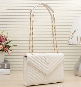 2022 luxurys designers mulheres cadeia de ouro crossbody bolsa de couro bolsas bolsas tote flip tampa bolsa de ombro carteira Cruz lisa bolsa y.s0l628