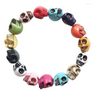 Pulseiras de charme Bracelete colorido feminina Pulveira punk Elastic de oração ajustável Decoração de jóias para o DailyCharm Lars22
