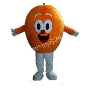 Performance laranja mascote traje halloween christmas cartoon personagem outfits terno panflatos de propaganda roupas