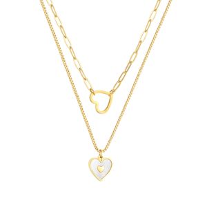 Famous Brand Love Necklace Women paragraph clavicle Necklace Gold Peach Heart Pendant Necklace Fine Jewelry