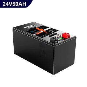 LiFePO4 battery has a built-in BMS display screen of 24V 50ah, which can be customized. It is suitable for golf cart, photovoltaic, boat, Campervan and solar energy