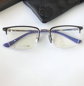 Män Optiska ramar Glasögon Varumärkesdesigner Kvinnor Titan Gelglasramar Ultra Light Eyeglasses Vintage Spectacle Frame Myopia glasögon med originalfodral