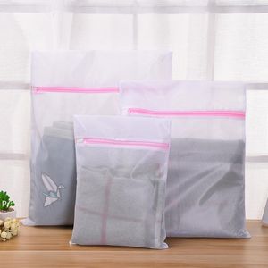 Mesh Laundry Bags 30*40cm Laundry Blouse Hosiery Stocking Underwear Washing Care Bra Lingerie for Travel GCE13798