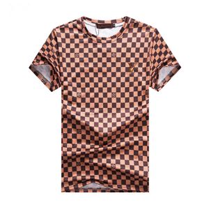 T-shirt de luxo marca de verão homens mulheres mangas curtas moda de algodão alta qualidade t - shirts lazer padrão clássico