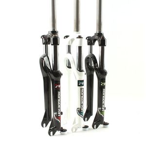 Fahrradgabeln Kinderfahrräder 24-Zoll-Gabel Mechanische Feder Shocker Lock Bumper MTB Vordere Aluminium-Scheibenbremse