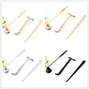 NOUVEAU Bougie Accessoire Ensemble 3 Pcs Lot Bougie Outil Kit Bougies Snuffer Trimmer Crochet Grand Cadeau Pour Les Amoureux Des Bougies Parfumées sxjun21