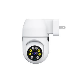 HD 1080p WiFi IP-kameraövervakning Nattvision Tvåvägs Audio Smart Wireless VIDEO CCTV Kameror Bärbart Hole-Free Indoor Direct Plug Security System