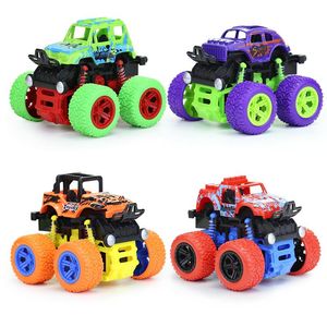 UPS Inertial Pull Back Stunt Car Kid Truck Toys For Boys Off-Road Vehicles Four-Wheel Drive Model Baby Educational Children Toy