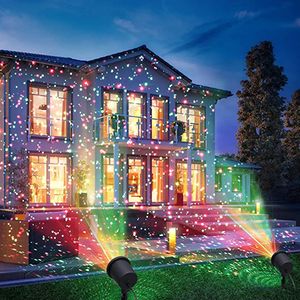 Lights Garden Outdorood Waterproof RG Laser Light Static Static Stating Efekt Light z RF Remote For Party Clube KTV Christmas Laser Lawn Lights