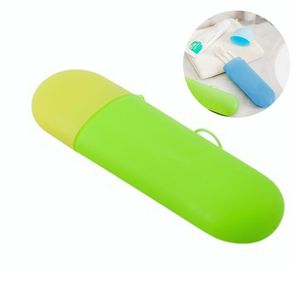 Portable Toothbrush Holder Case Box Tube Cover Oral Care Anti-Dust Travel Hiking Camping Toothbrush Protect Holders Storage Pencil Boxes JY1197