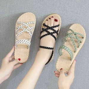 2021 sommer Flache Sandalen Casual Offene Zehen Weiche frauen Flache Sandalen Damen Strand Frauen Rutschen Gelee Schuhe Alias De mujer Neue G220518