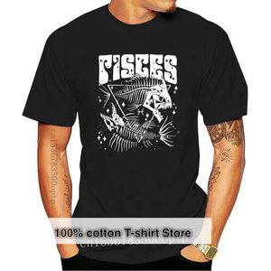 Wholesale unique signs for sale - Group buy Men s T Shirts Blackcraft Zodiac Sign Pisces Skull Sea Water Witch Black Navy T Shirt S Xl Classic Unique Tee Shirt