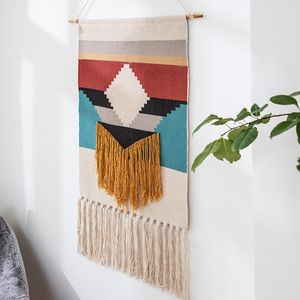 Tapisserier tyg boho hängande tapestry hem dekoration tillbehör watt-timme mätare lådan täcker sovsal el vägg estetisk filt dekortapes