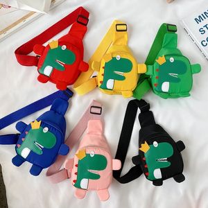 Baby-Gürteltasche mit Cartoon-Dinosaurier-Motiv, für den Außenbereich, niedliche Kinder-Gürteltasche für Mädchen und Jungen, verstellbare Kinder-Geldbörse, Reise-Brusttasche