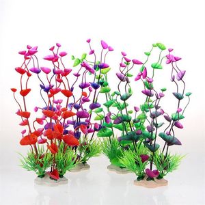 Decorations Fish Tank Aquarium Decoration Simulation Artificial Plastic Underwater Grass Plants Accessories308R