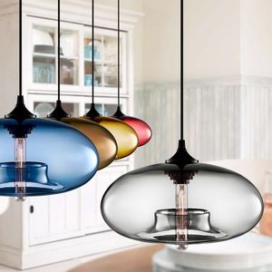 Wholesale stained glass lighting resale online - Pendant Lamps Modern Stained Glass Lustre Lights Sphere Shape Ceiling Fixture Kitchen Island Lighting Fixtures LED Edison Cord HangingPendan