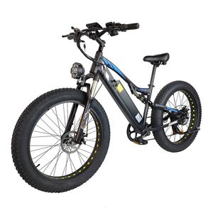 SMLRO V6 1000W 48V 13AH 26 Inch Electric Bicycle 4.0 Fat Tire 40km/h Max Speed 40-50km Mileage Range Electric Bike