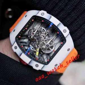 Luxury Mens Mechanics Watch Richa Milles Wristwatch 18 Styles Fashion Watches RM2702 RM3501 Rafael Nadal Openworked Mechanical Automatic Mo