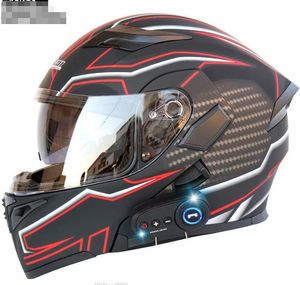 Motorradhelm-Vollgesichtsabdeckung mit Doppelvisier für Rennsport, sicheres Zubehör C441