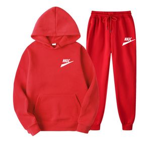 2022 Dres Mężczyźni Zestawy Winter Bluzy Spodnie 2 Piece Set Running Hoody Mens Brand Bluza Sport Joggers Sport Suit Suit Male S-3XL