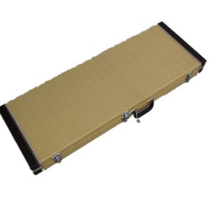 Yellow Rectangle Hard Case for Different Guitar and Bass,the color and size can be customized