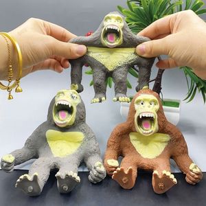 Tricky Vent Gorilla fidget Toys Party Favor Tpr Orangutan Sensory Squeeze Decompression Toy For Kids Adults Stress Relief Stretching Novelty Gifts