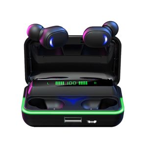 E10 Earphones wireless gaming headset headphones charging box wireless earbuds noise cancelling music stereo with retail package