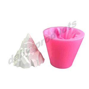 Wholesale candle molds for sale - Group buy Diy Chocolate Mold Baking Moulds Single Three dimensional Iceberg Snow Mountain Silicone Mousse Cake Mold Ice Cream Candle Molds VTM TL1451