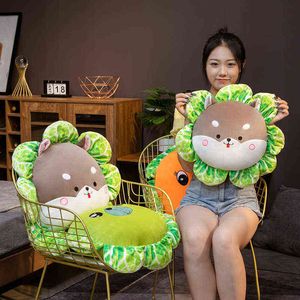 Pc Cm Kawaii Chinese Coal Animal Plush Toy Beautiful Shiba Inu Husky Pig Cushion Stuffed Soft Sofa For Children J220704