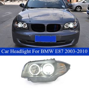 Автомобиль выделение сигнала поворота сигнала головки для BMW 1 серии E87 светодиодная фара 118i 120i 130i Drl High Beam двойной угловой глазные лампы 2003-2010
