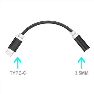 USB Type C To 3.5mm Jack Earphone Audio Cable For Samsung Galaxy S20 S21 S22 Ultra Note 20 Plus USB C To 3.5 Aux Adapter Cable