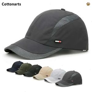 Fashion Summer Outdoor Sport Cotton Baseball Caps Running Visor Cap Cool Quick Dry Dad Hats For Men Casquette Homme