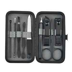 9 teile/satz Nagelknipser Maniküre Pediküre Set Tragbare Reise Edelstahl Nagel Cutter Tool Kit Fingernagel Anzug Gereedschapsset Für Nagelknipser