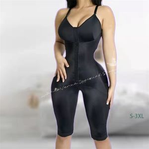 Fajas Colombianas Originales Women High Compression Slimming Control Belly Garments Front Closure Buttocks Butt Lifter Shaper 220513