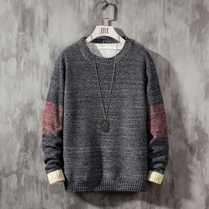 Męskie swetry Sweter Mężczyźni długie rękawy jesienne zima moda pullover dzianina o-dół plus azjatycki rozmiar 5xl ropa de hombre świąteczne skoczki