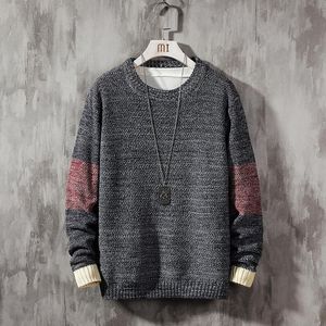 Maglioni da uomo Maglione Uomo Maniche lunghe Autunno Inverno Moda Pullover Lavorato a maglia O-Collo Plus Taglia asiatica 5XL Ropa De Hombre Christmas JumperMen