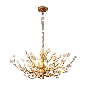 Pendant Lamps All Copper Post-modern Glass Chandelier Creative Art Light Luxury Personality Dining Room Living