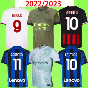 Wholesale soccer jersey inter resale online - milans soccer jersey IBRAHIMOVIC maglia LUKAKU ac kids kit inter football shirt