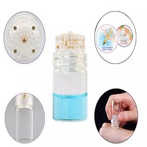 Derma Stamp Hydra 20 Guldstift Professionell Microneedling Needles Device Micro Needling Itanium Needles Anti Aging Whiten Bottle Serum Skin Care Therapy